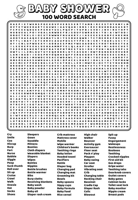 100 Word Search Puzzles Printable