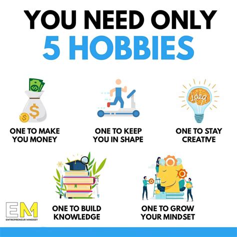 You Need Only 5 Hobbies Entrepreneur Mindset Facebook