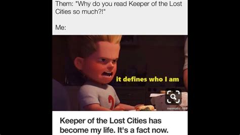 There is over 50 awesome keeper of the lost cities memes compiled in this video! KotLC Memes - YouTube