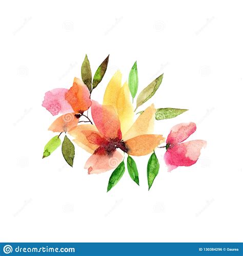 Discover thousands of premium vectors available in ai and eps formats. Watercolor Floral Bouquet. Drawing Yellow Flowers Greeting ...