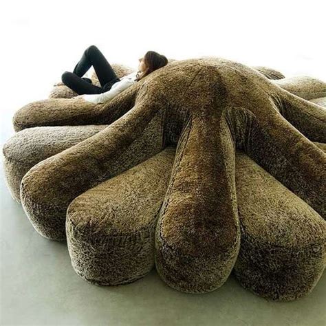 Styling includes tethered waistband self fabric and elastic leg opening. Octopus-Shaped Sofas : circular couch