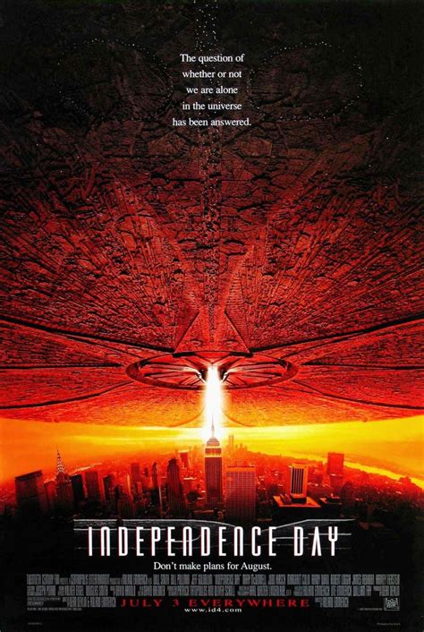 The image is an example of a ticket confirmation email that amc sent you when you purchased your ticket. "Independence Day" (1996) movie poster (With images ...