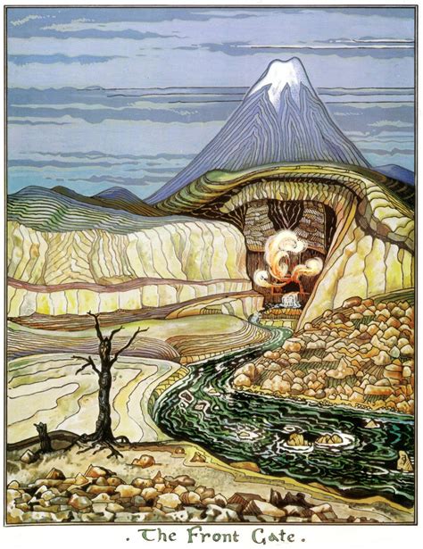 Talk About My Inspiration Tolkiens Own Illustrations For The Hobbit