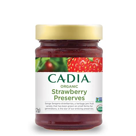 Strawberry Preserves Organic Cadia Country Life Natural Foods