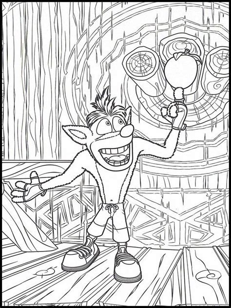 It also includes realistic and cartoon airplanes. Crash Bandicoot 37 Printable coloring pages for kids ...