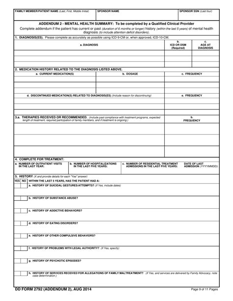 Dd Form 2792 Fill Out Sign Online And Download Fillable Pdf
