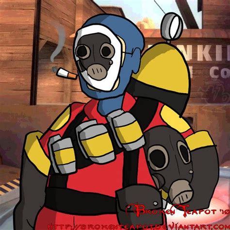 Pyros Face Revealed By Brokenteapot On Deviantart Pyro Team Fortress 2 Face Reveal