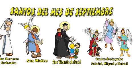 Religión Severo Ochoa Santos Del Mes De Septiembre