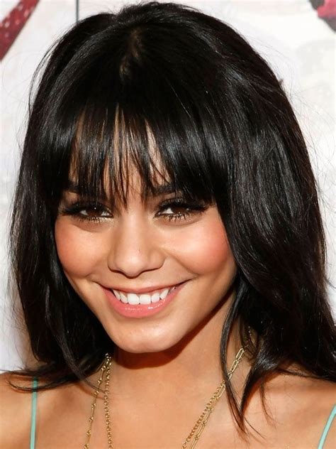 15 Vanessa Hudgens Long Straight Bangs 23 Hairstyles For Your…