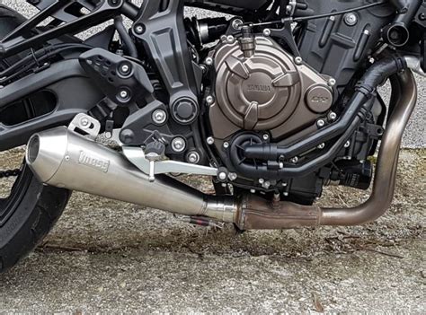 Тромб, крвни угрушак, од (грч. Mass Moto Auspuff Schalldämpfer Tromb retro Yamaha MT07