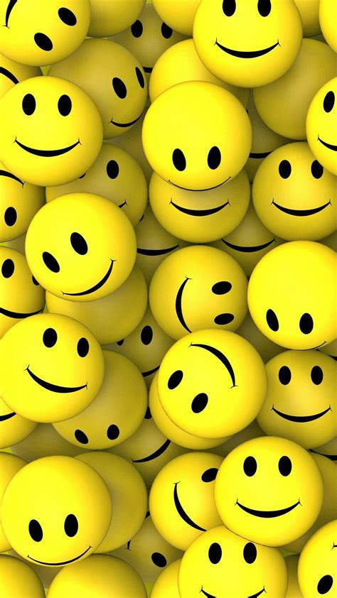 3d Smiley Happy Wallpaper Smile Wallpaper Emoji Wallpaper Iphone