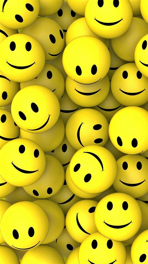 Pin On Smileys Wallpaper For Wall Smile Wallpaper Emoji Wallpaper My