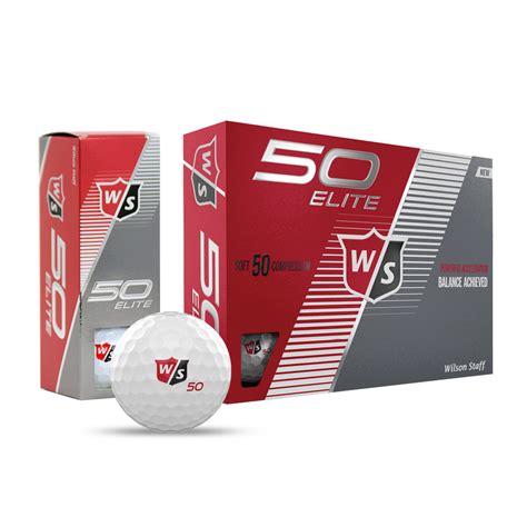 Wilson Staff 50 Elite Golf Balls Wsfe Ball Pro