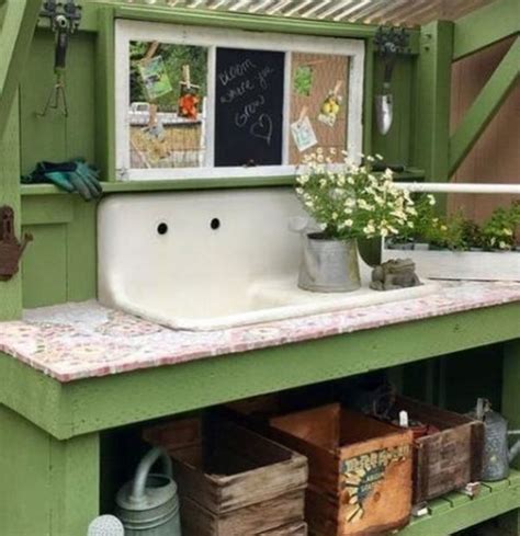 55 Diy Garden Sink Designs Convenient Outdoor Utility Sinks