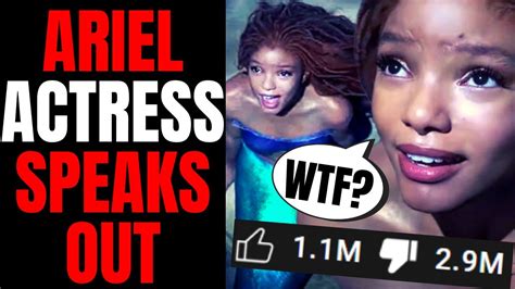 little mermaid actress halle bailey responds to backlash people are tired of woke disney