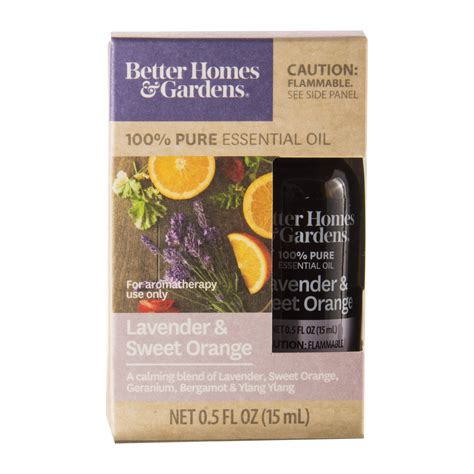 Plants and essential oils that go together very well. Better Homes & Gardens 15 mL 100% Pure Lavender & Sweet ...