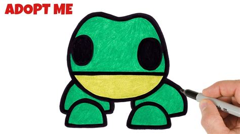 How To Draw A Frog Roblox Adopt Me Pet