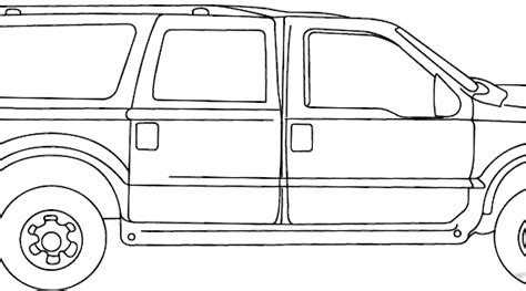 Ford Excursion 2000 Ford Drawings Dimensions Pictures Of The