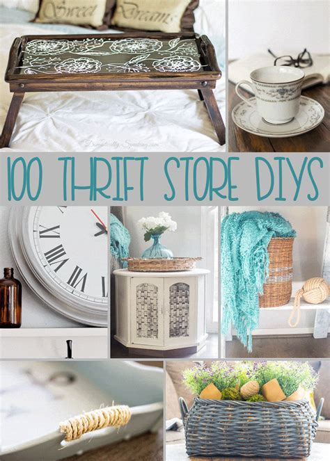 On your next trip to the thrift store, look out for these affordable items that you can upcycle into the perfect decor piece for your home. 100 Thrift Store DIY Projects - Domestically Speaking