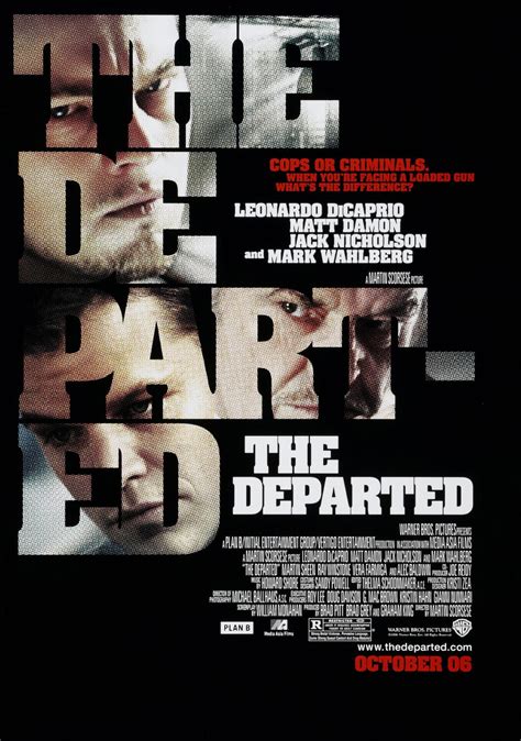The Departed Movie Poster Classic 00s Vintage Poster