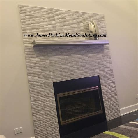 Futuristic fireplace mantels by heat & glo. Buy Hand Made Modern Stainless Steel Fireplace Mantels ...