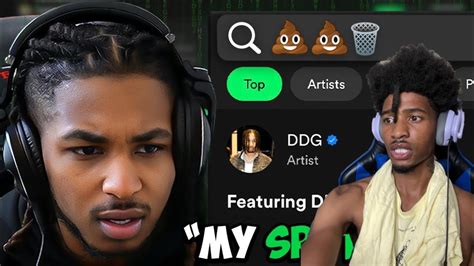 Ddg Talks About Name Being Changed To 💩💩🗑️ On Spotify Reaction