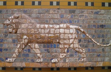 Lion In Relief From The Procession Street In Babylon Neb Flickr