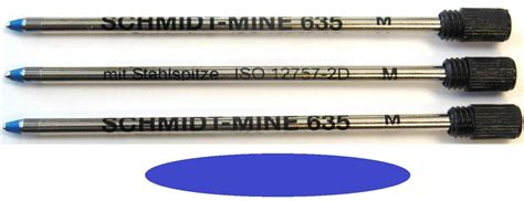 Lamy M21 And Cross 8518 4 Compatible 8 X Schmidt 635m Mini Ball Pen