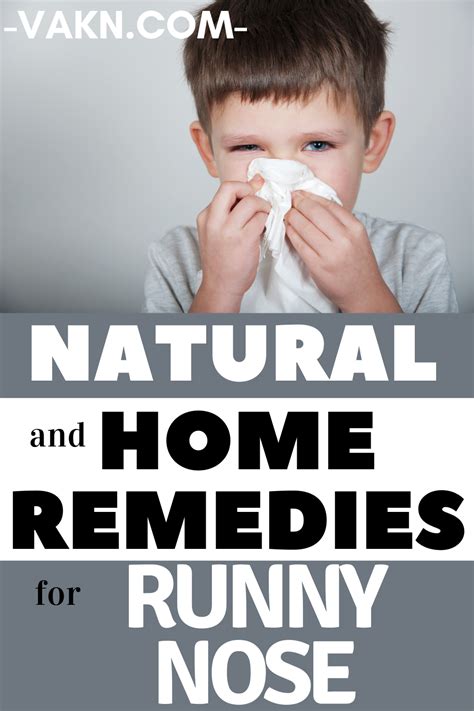 Natural And Home Remedies For Runny Nose In Children Runny Nose