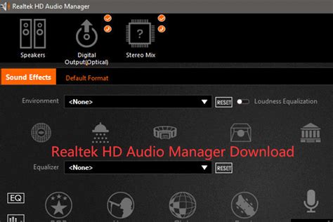 Realtek Hd Audio Manager Download For Windows 1011 Minitool