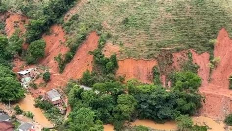 Veja A Destruição Causada Por Deslizamento De Encosta Em Antônio Dias VÍdeos Minas Gerais G1