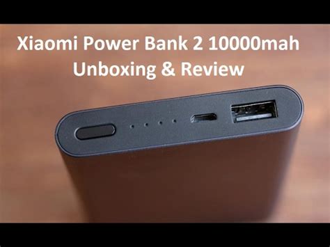 10000mah panasonic/lg battery cells business card sized. Xiaomi Power Bank 2 10000mah - Unboxing & Review - YouTube