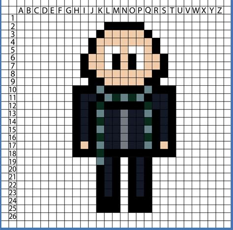 Despicable Me Gru Minecraft Pixel Art