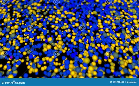 Particles Gas Abstract Background Stock Illustration Illustration Of