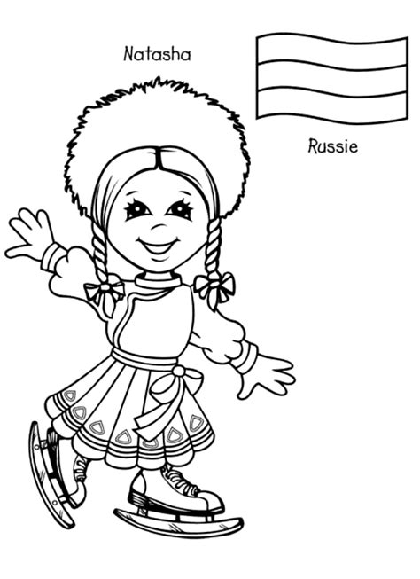 Children Around The World Coloring Pages To Download And Print For Free