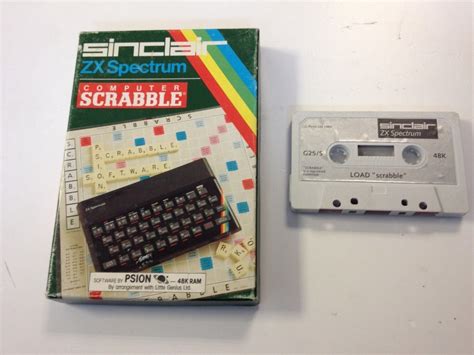 Sinclair Zx Spectrum Rare Boxed Game Scrabble Ebay