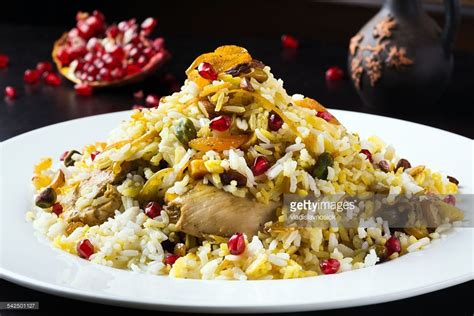 Looking for a middle eastern or arabic rice dish for lunch or dinner? Festive middle eastern rice dish with chicken, orange peel ...