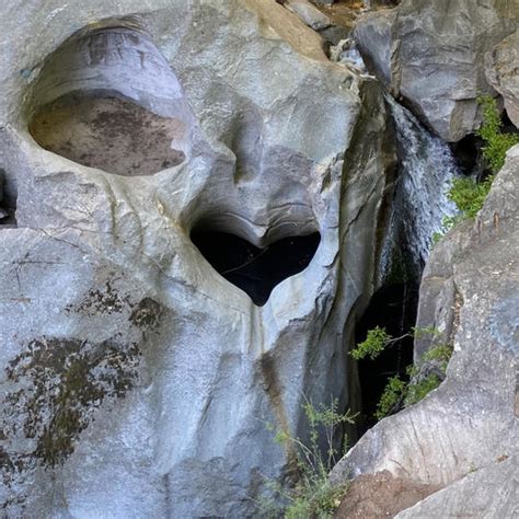 Heart Rock Falls In Crestline Ca