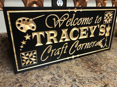 Personalized Craft Room Sign Quilting Painting Crafting Etsy