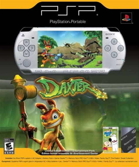 Playstation Portable Limited Edition Daxter Ice Silver Psp 2000 1gb