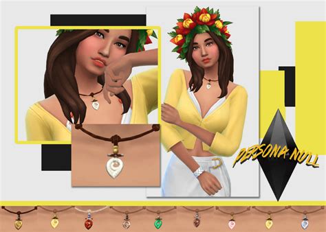 Sims 4 Cc Heart Of Sulani Necklace 25 Designs Maxis Match