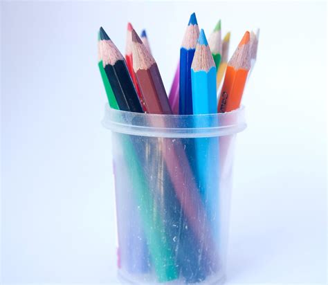 Free Picture Color Plastic Pencil Crayon Object Colorful