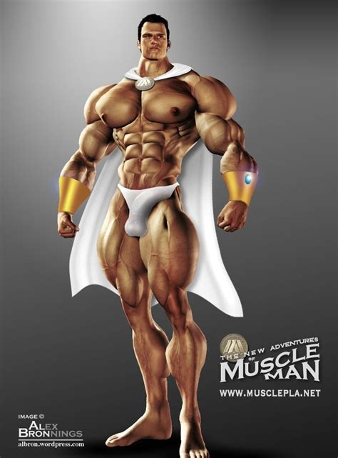 Muscle Planet Animated Man Cartoon Man Male Art