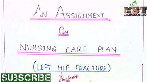 Nursing Care Plan On Hip Fracture Care Plan On Hip Fracture Hip Fracture Ncp Youtube