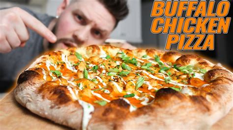 The Best Buffalo Chicken Pizza Ive Ever Had 🍕 Youtube