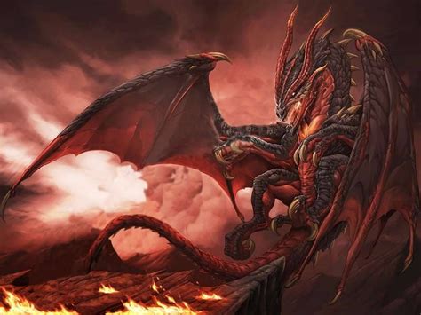 Dragon Shathak Took The Form Of A Giant Red Dragon In Her First