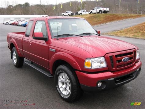 2011 Ford Ranger Sport Supercab 4x4 In Redfire Metallic Photo 4