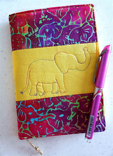 Elephant Quilted Journal Journal Notebook Writing Journal
