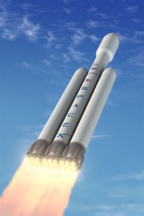 Falcon Heavy In Pictures Spacexs Huge Private Rocket Gallery Space