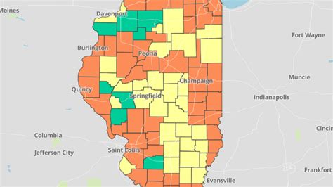 Nearly All Illinois Counties Rated High Or Medium Community Level For